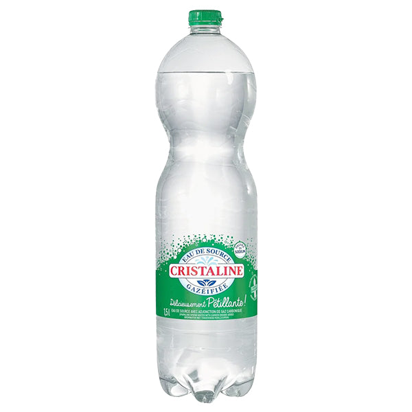 Eau Cristaline Gazeuse Pack De 6 x 1,5L