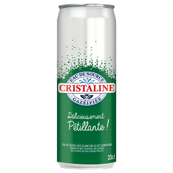 Eau Cristaline Gazeuse Pack De 24 x 33CL