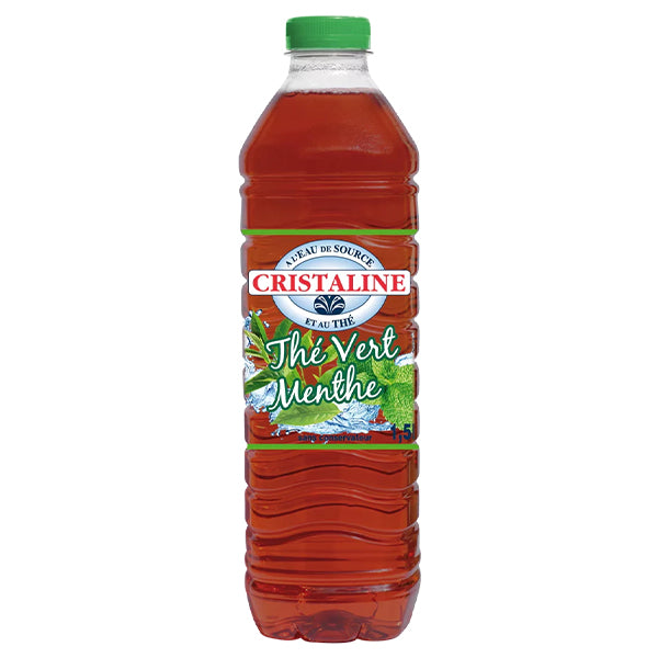 Cristaline Thé Vert Menthe Pack De 6 x 1,5L
