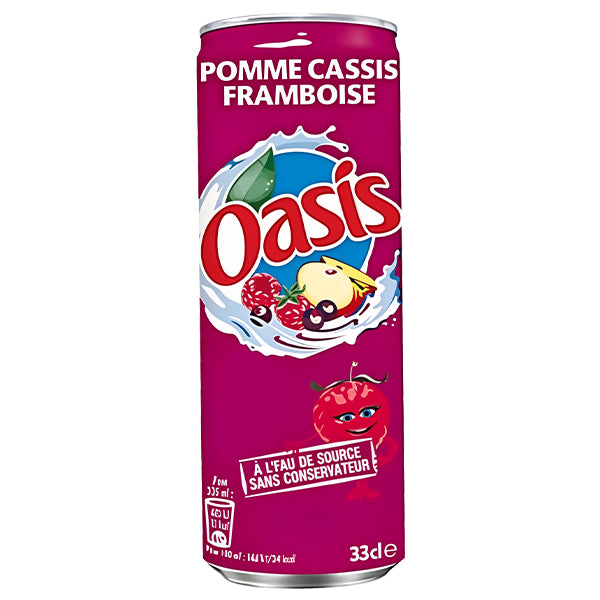 Oasis Pomme Cassis Framboise Pack De 24 x 33CL