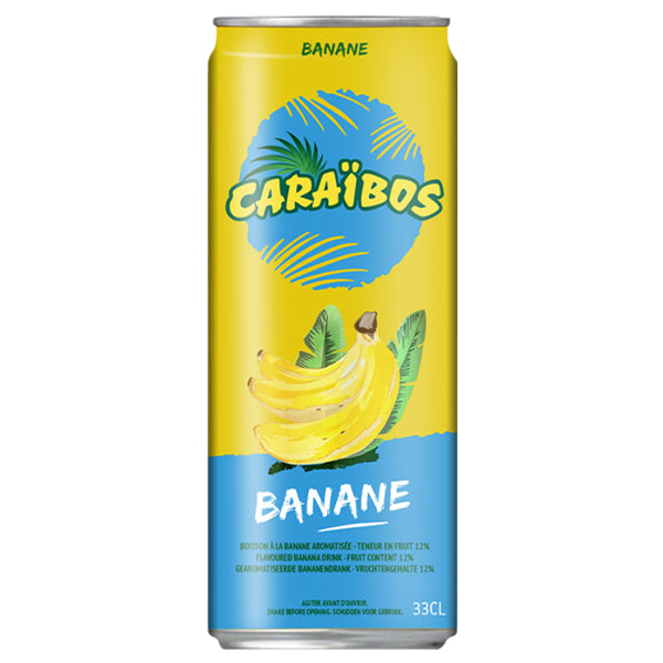 Caraibos Banane Pack De 24 x 33CL