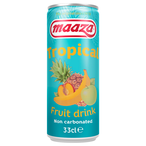 Maaza Tropical Canette Sleek Pack De 24 x 33CL