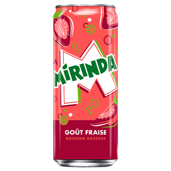 Mirinda Fraise Pack De 24 x 33CL