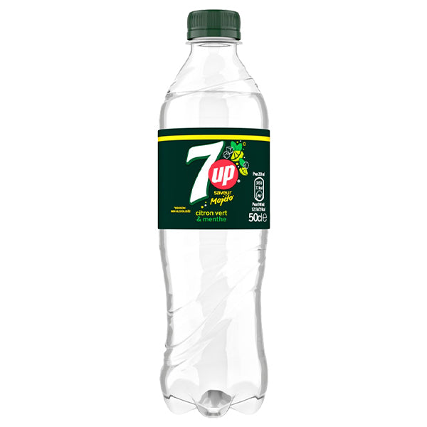 7up Saveur Mojito Citron Vert & Menthe Pack De 12 X 50CL