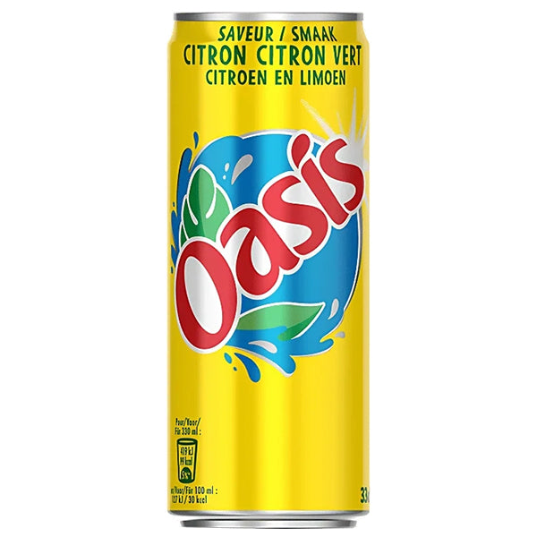 Oasis Citron & Citron Vert Pack De 24 x 33CL